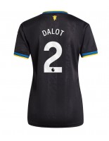 Manchester United Diogo Dalot #2 Kolmaspaita Naisten 2025-26 Lyhythihainen